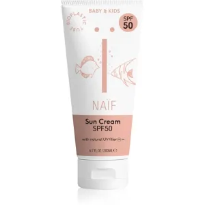 Naif Baby & Kids Sun Cream SPF 50 crème solaire pour enfant SPF 50 200 ml