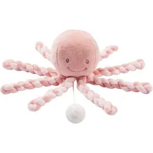NATTOU Cuddly Octopus PIU PIU jouet en peluche avec mélodie Lapidou Old Pink / Light Pink 0 m+ 1 pcs