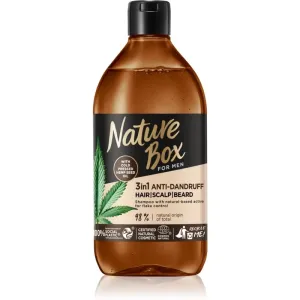 Nature Box Hemp Seed shampoing antipelliculaire 3 en 1 pour homme 385 ml
