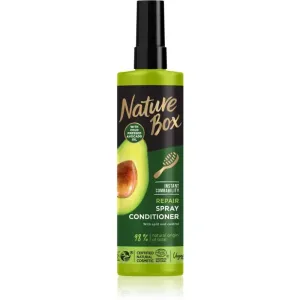 Nature Box Avocado baume régénérant pour cheveux abîmés en spray 200 ml