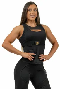 Nebbia Compression Top INTENSE Ultra Black/Gold XS Sous-vêtements de sport