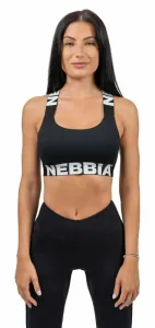 Nebbia Medium-Support Criss Cross Sports Bra Iconic Black S Sous-vêtements de sport