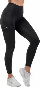 Nebbia Active High-Waist Smart Pocket Leggings Black S Pantalon de fitness