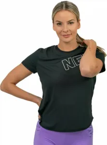 Nebbia FIT Activewear Functional T-shirt with Short Sleeves Black L T-shirt de fitness