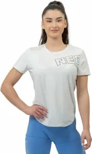 Nebbia FIT Activewear Functional T-shirt with Short Sleeves White L T-shirt de fitness