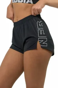 Nebbia FIT Activewear Smart Pocket Shorts Black M Pantalon de fitness
