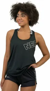 Nebbia FIT Activewear Tank Top “Racer Back” Black L T-shirt de fitness