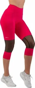 Nebbia High-Waist 3/4 Length Sporty Leggings Pink L Pantalon de fitness