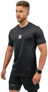 Nebbia Short-Sleeve Sports T-Shirt Resistance Black 2XL T-shirt de fitness