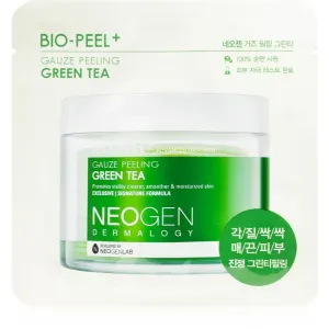 Neogen Dermalogy Bio-Peel+ Gauze Peeling Green Tea disques exfoliants visage éclat et hydratation 8 pcs
