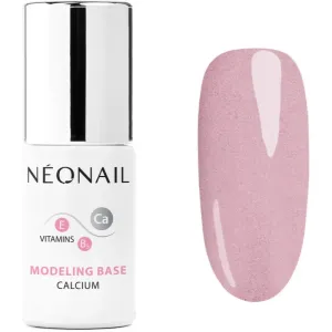 NEONAIL Modeling Base Calcium base coat pour ongles en gel au calcium teinte Luminous Pink 7,2 ml
