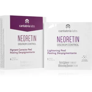 Neoretin Discrom control Lightening Peel exfoliant enzymatique à l'acide glycolique 6x1 ml