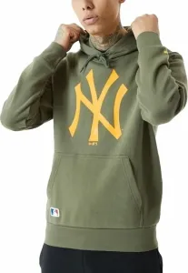 New York Yankees Sweat à capuche MLB Seasonal Team Logo Olive/Orange XL