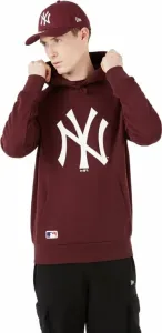 New York Yankees MLB Seasonal Team Logo Red Wine/White S Sweat à capuche