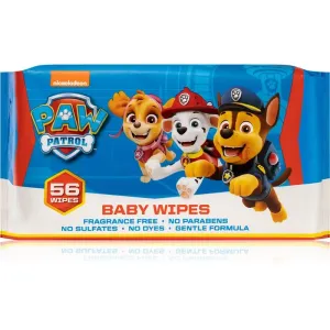 Nickelodeon Paw Patrol Baby Wipes lingettes douces pour bébé 56 pcs