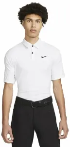 Nike Dri-Fit Tour Mens Solid Golf Polo White/Black M