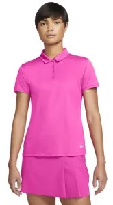 Nike Dri-Fit Victory Womens Golf Polo Active Pink/White 2XL