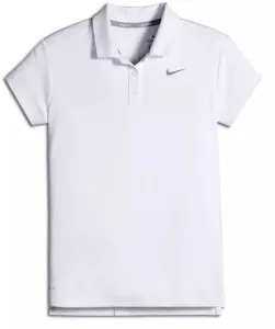 Nike Dry Polo Golf Femme Sans Manche White/Flat Silver L