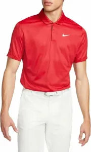 Nike Tiger Woods Dri-Fit ADV Mens Polo Contour Print Gym Red/White XL