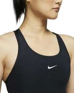 Nike Dri-Fit Swoosh Womens Medium-Support 1-Piece Pad Sports Bra Black/White L Sous-vêtements de sport