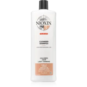 Nioxin System 3 Color Safe shampoing purifiant pour cheveux clairsemés colorés 1000 ml