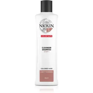 Nioxin System 3 Color Safe shampoing purifiant pour cheveux clairsemés colorés 300 ml #116564