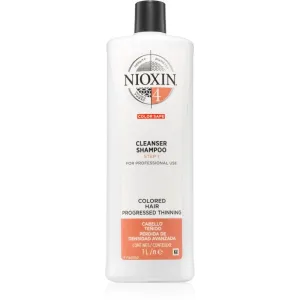 Nioxin System 4 Color Safe shampooing doux pour cheveux colorés et abîmés 1000 ml