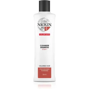 Nioxin System 4 Color Safe shampooing doux pour cheveux colorés et abîmés 300 ml
