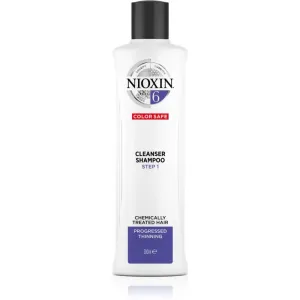 Nioxin System 6 Color Safe Cleanser Shampoo shampoing purifiant pour cheveux traités chimiquement 300 ml