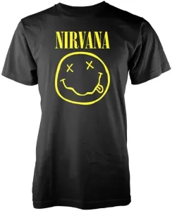 Nirvana T-shirt Happy Face Logo Black XL