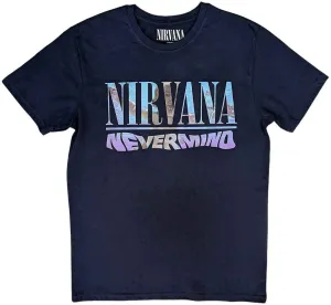 Nirvana T-shirt Nevermind Unisex Navy 2XL