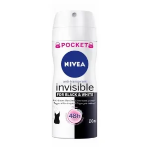 Nivea Invisible Black & White Clear anti-transpirant en spray pour femme 100 ml