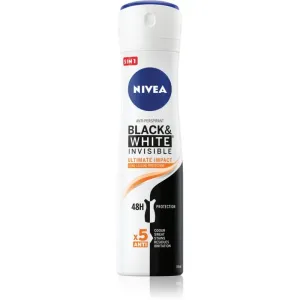 Nivea Invisible Black & White Ultimate Impact spray anti-transpirant pour femme 150 ml