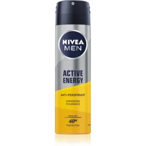 Nivea Men Active Energy spray anti-transpirant pour homme 150 ml