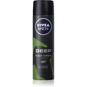 Nivea Men Deep spray anti-transpirant pour homme Black Carbon Amazonia 150 ml