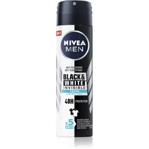 Nivea Men Invisible Black & White spray anti-transpirant Fresh 150 ml #109695
