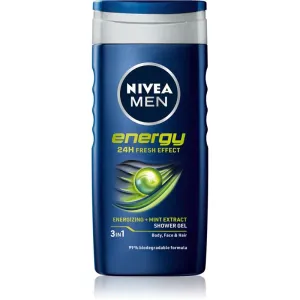 Nivea Men Energy gel de douche pour homme 250 ml