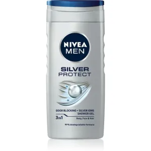 Nivea Men Silver Protect gel de douche pour homme 250 ml