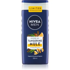 Nivea Men Tangerine Mule gel de douche visage, corps et cheveux 250 ml