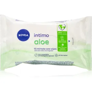 Nivea Intimo Aloe lingettes hygiène intime 15 pcs