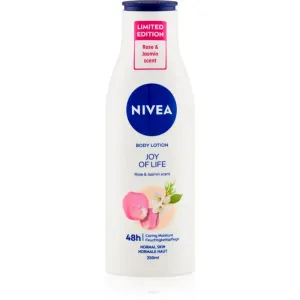 Nivea Joy of Life lait corporel hydratant Rose & Jasmine 250 ml