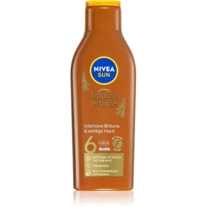 Nivea Sun Tropical Bronze lait solaire SPF 6 plusieurs couleurs 200 ml #121623