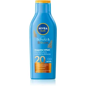 Nivea SUN Protect & Bronze lait solaire intense SPF 20 200 ml