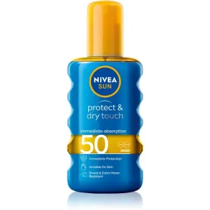 Nivea Sun Protect & Dry Touch spray solaire invisible SPF 50 200 ml