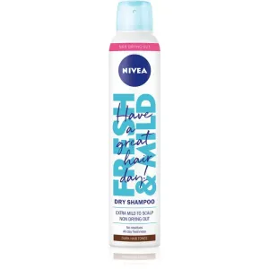 Nivea Fresh Revive shampoing sec pour donner du volume Dark Tones 200 ml