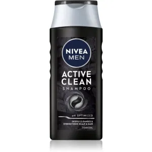 Nivea Men Active Clean shampoing au charbon actif pour homme 250 ml