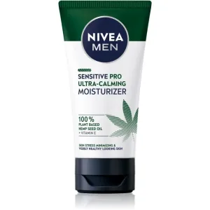Nivea Men Sensitive Hemp crème apaisante visage à l'huile de chanvre pour homme 75 ml