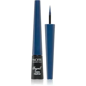 Note Cosmetique Elegant Matte Dipliner eye-liners liquides à fini mat pour les yeux 03 Navy Blue 2,5 ml