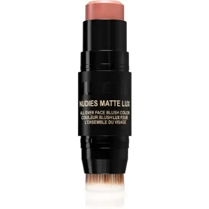 Nudestix Nudies Matte Lux maquillage multi-usage pour les yeux, les lèvres, et le visage teinte Pretty Peach 7 g