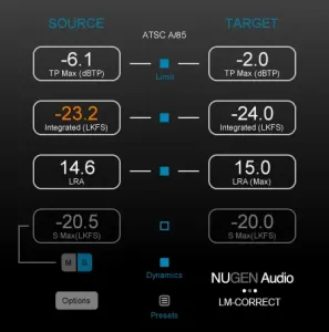 Nugen Audio LM-Correct 2 (Produit numérique)
